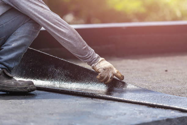 Professional Exterior Waterproofing technician working in Bryantown, MD
